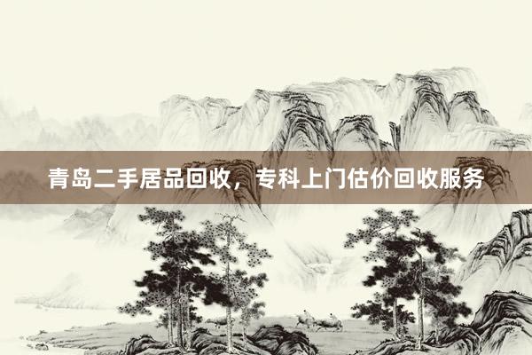 青岛二手居品回收，专科上门估价回收服务